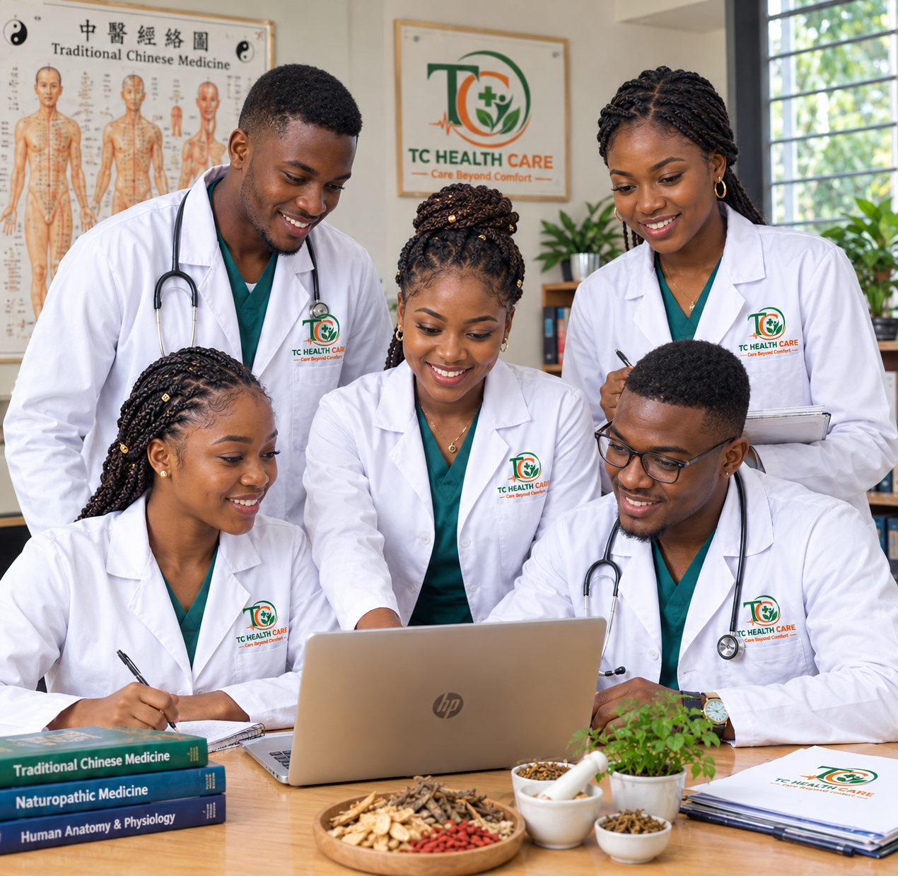 TC Health Care International students and healthcare professionals